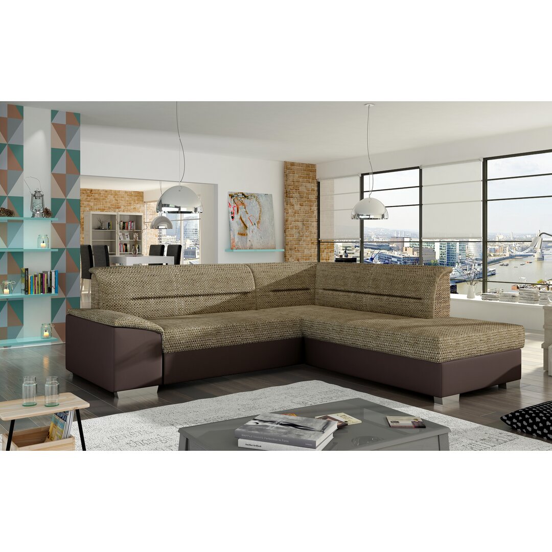 Ecksofa Gervais mit Bettfunktion