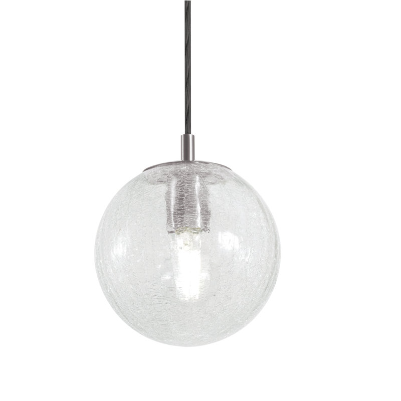 Haviland 7'' Medium Base Pendant - 120V, Satin Nickel