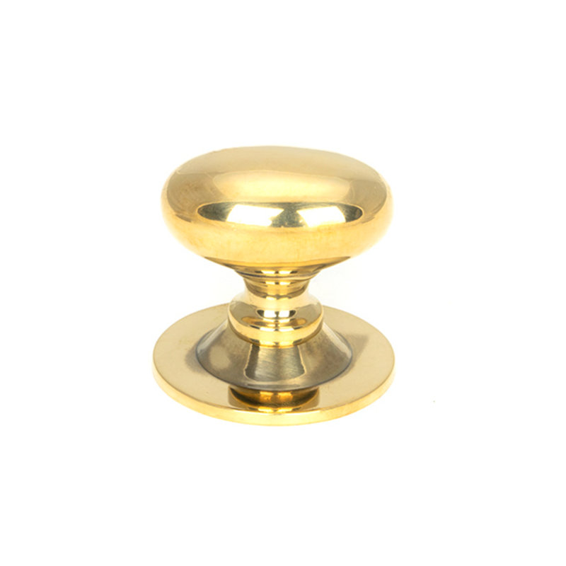 33mm Oval Knob, Aged Brass