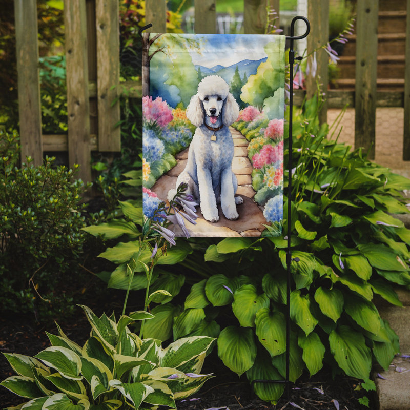 Drapeau de jardin en polyester à double face H 15,5 po x l 11,25 po Tanasha