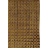 Hand-Knotted High-Quality Brown Area Rug