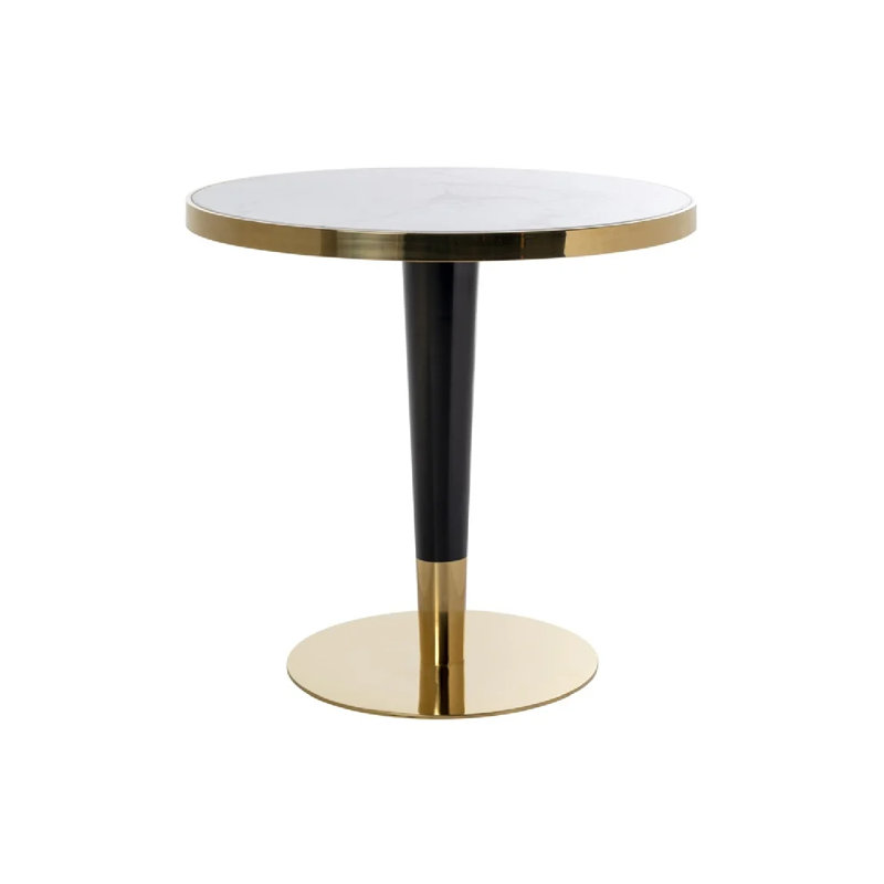 Osteria Round Marble Top Dining Table