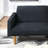 Twin 80'' Linen Upholstered Tufted Sleeper-1968253121