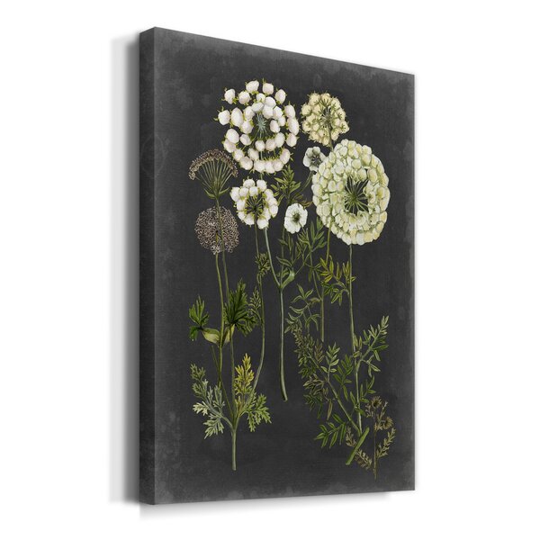 Gracie Oaks Bookplate Floral II On Canvas Painting & Reviews | Wayfair