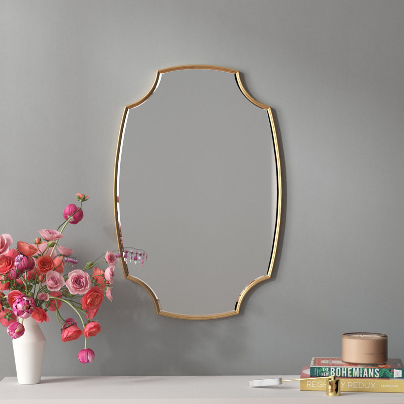 Miroir d'appoint Snell, Or