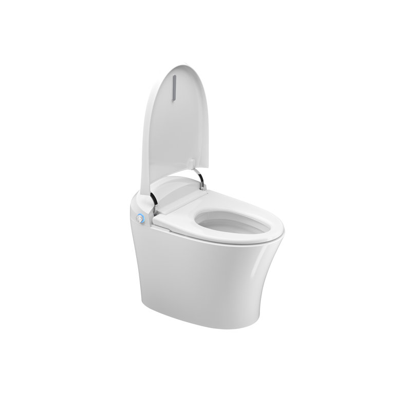 Toilette bidet allongée à double chasse (siège inclus)