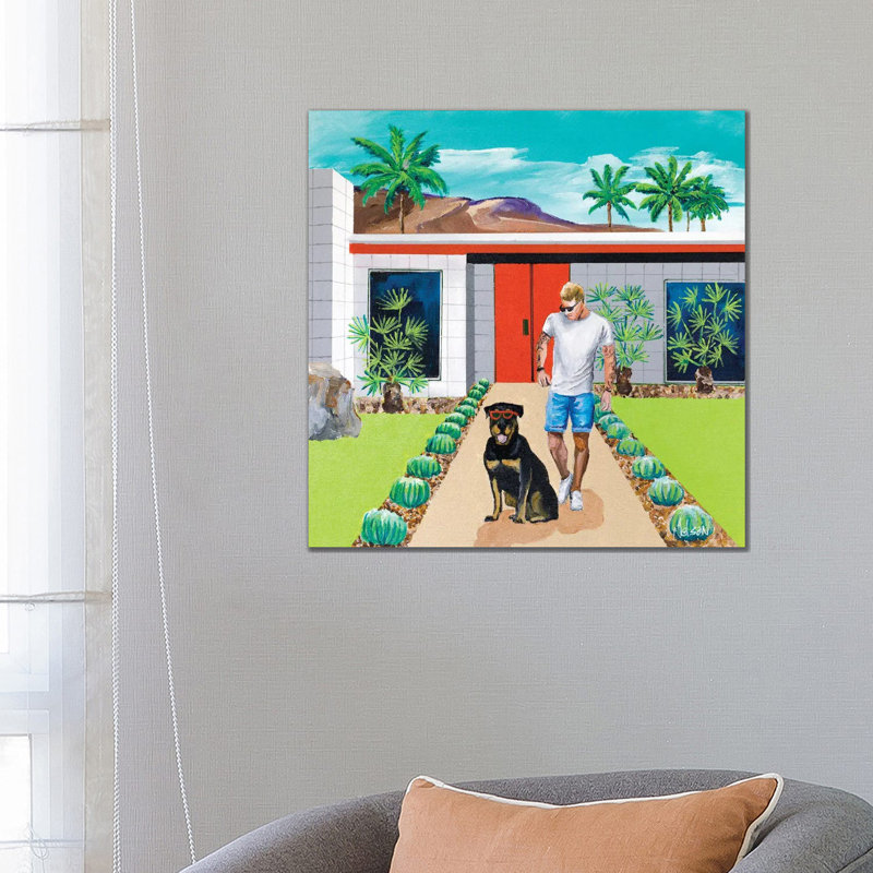 James 1 Piece Wrapped Canvas Painting, 66.04 cm H x 66.04 cm W x 3.175 cm D