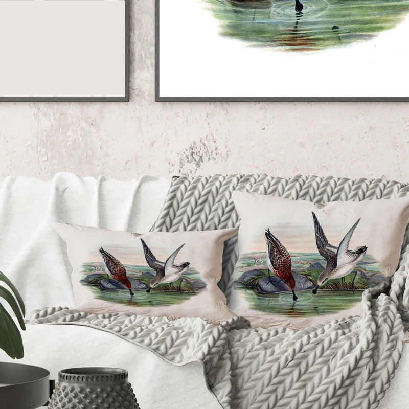 Housse et insert de coussin rectangulaire Countryside Animals IV