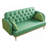 Modern Patterned Two-Seater Sofa With Soft Throw Pillows For Comfortable Seating