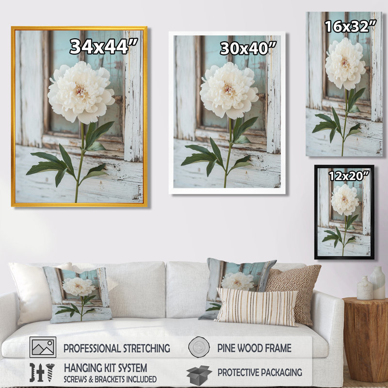 Mablethorpe - impressions murales florales, Ne s'applique pas, Toile tendue, H 32 po x l 24 po