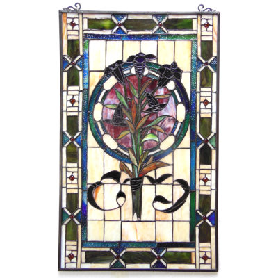 Beley Plants & Flowers Window Panel