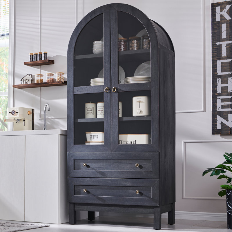 Armoire de rangement Cardentey, Gris