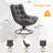 Swivel Accent Chair With Soft Thick Cushion, Living Room Swivel Chair-282724271
