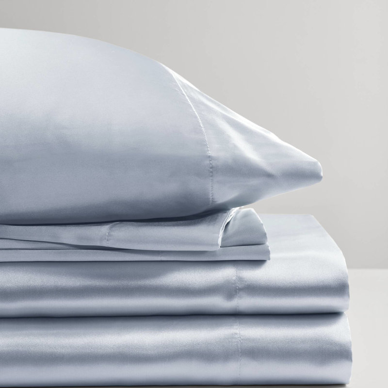 Drap-housse pour grand lit 6 pièces Blue Luxury, Bleu