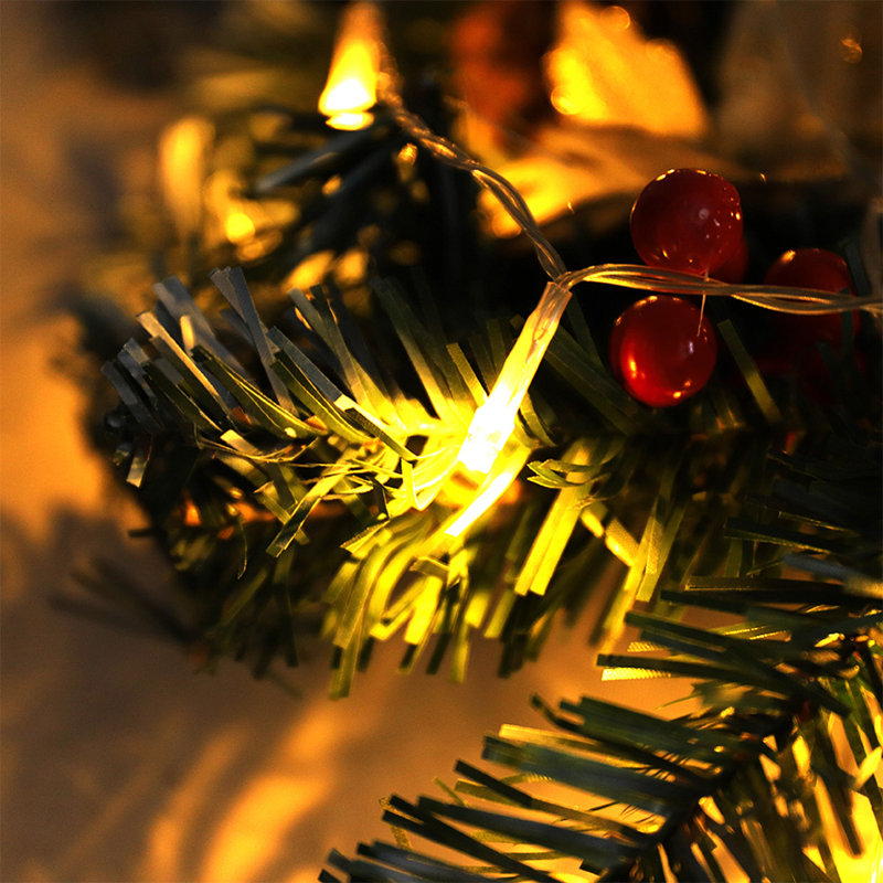 180cm Lighted Faux Garland with Lights
