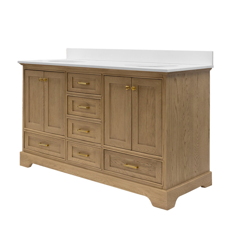 Meuble-lavabo double 60 po Larosa
