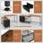 Marayah L-Shaped Metal Base Computer Desk with Power Outlet-390267882