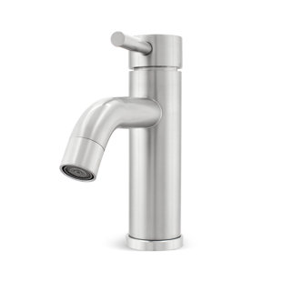 Single-Hole Single-handle Bathroom Faucet with Drain Assembly