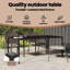 Table de jardin vidaXL en rotin de poly 74,80 x 35,43 x 29,53-2026958053-2026958056