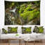 Tapisserie paysage paysage de ruisseau avec mousse et roches-28496266
