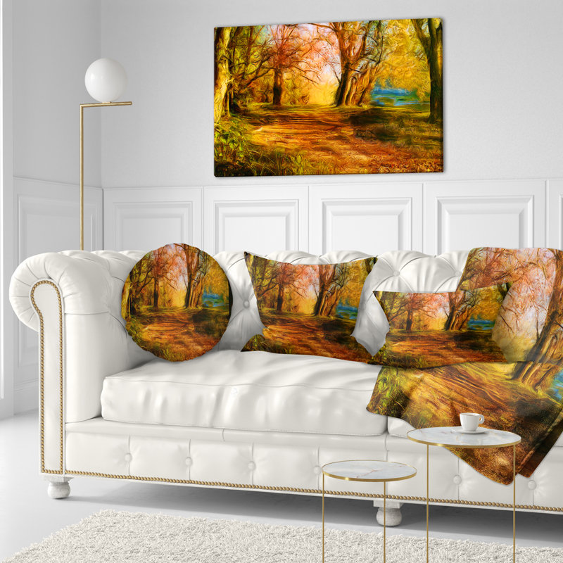 Coussin Landscape, Rectangulaire, 12 po x 20 po