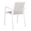 Chaise de patio empilable Cargill