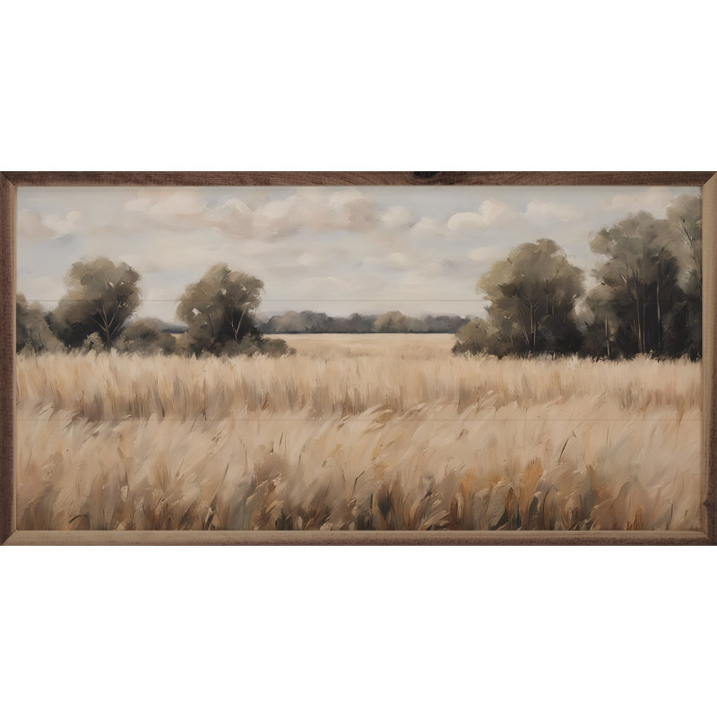 Field Landscape, 12" H x 24" W x 1" D