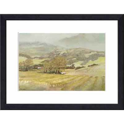 Spring Vineyard Painting by Silvia Rutledge