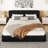 Queen Size Upholstered Platform Bed-1892029028