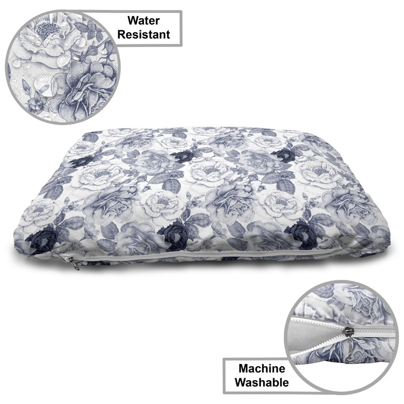 Lit pour chien Ambesonne Shabby Flora