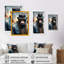 Monkey Gangster in NYC IV - Impression sur toile-275983439-275983436