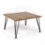 Table basse en bois et métal