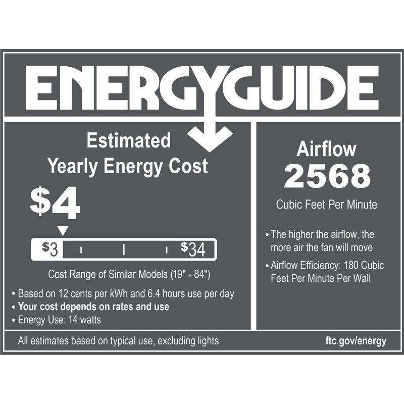 Visual Comfort Fan Colgin 44 Hugger LED Indoor Ceiling Fan with Matte White ABS blades and Handheld Remote