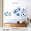 Harnek en fleurs bleu-107502232
