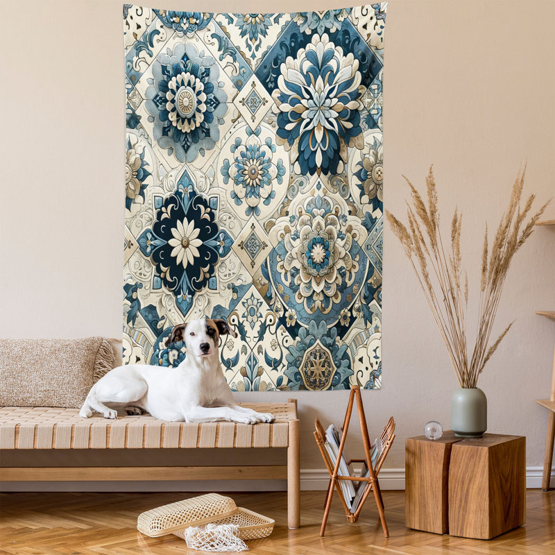 Tapisserie en polyester, H 80 po x l 60 po