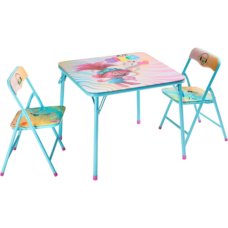 Ensemble de table et de chaises Trolls World Tour 3 pièces