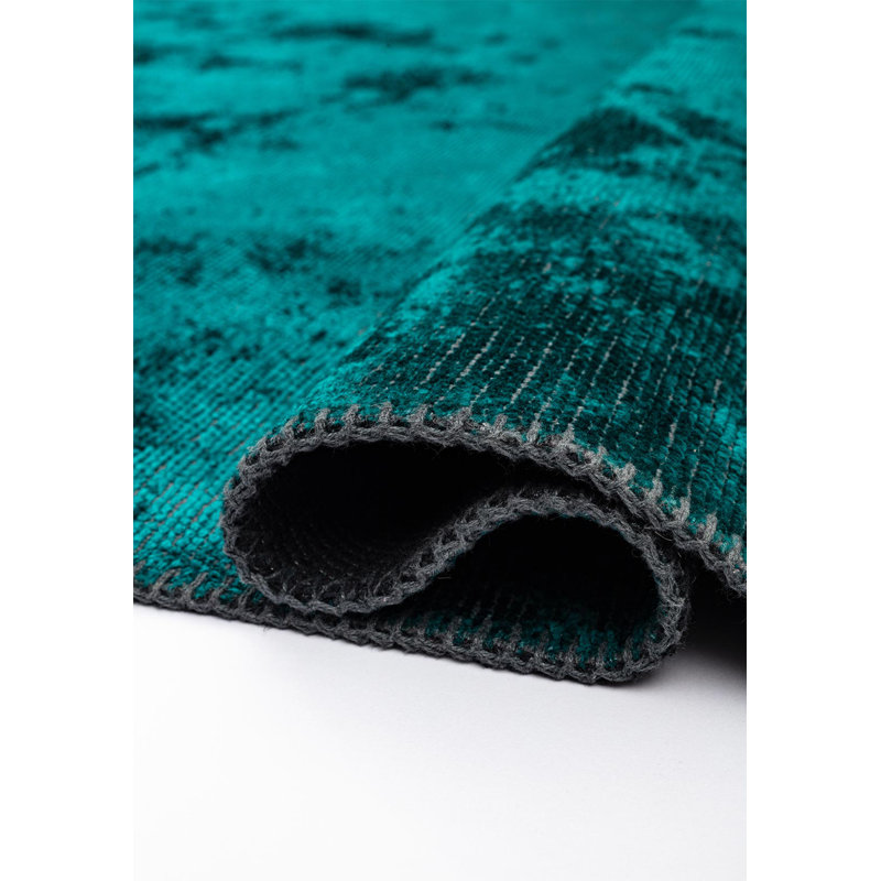Rapture Area Rug in Green, Rectangle 9' x 12'