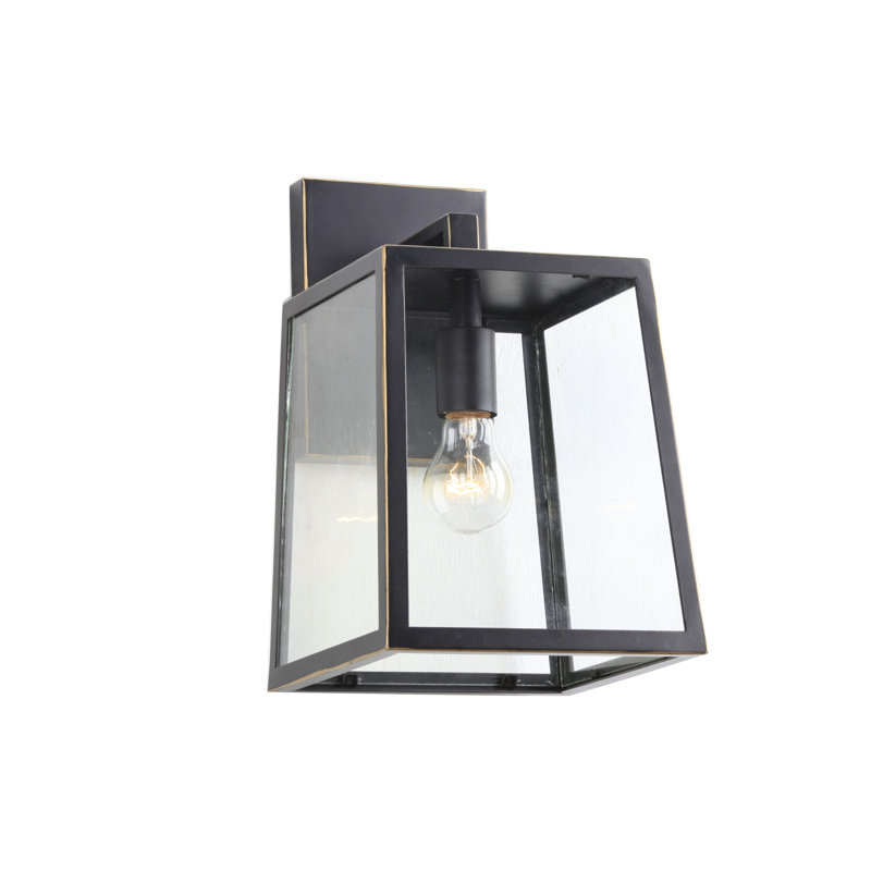 Ohlone Wall Light, Imperial Black, 13" H x 8" W x 9" D