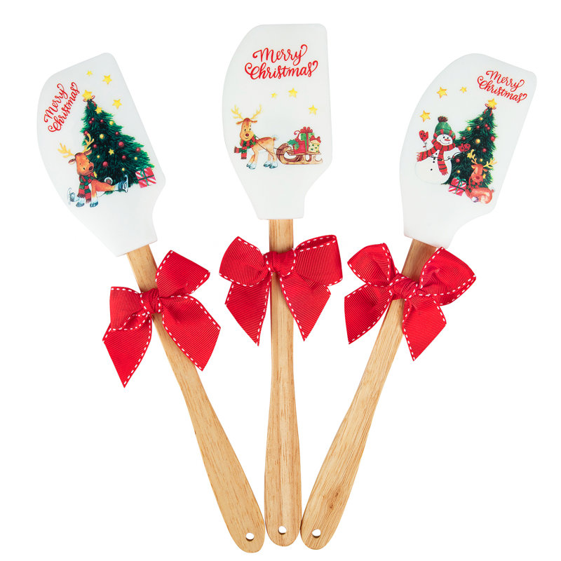 Ensemble de 3 spatules en silicone