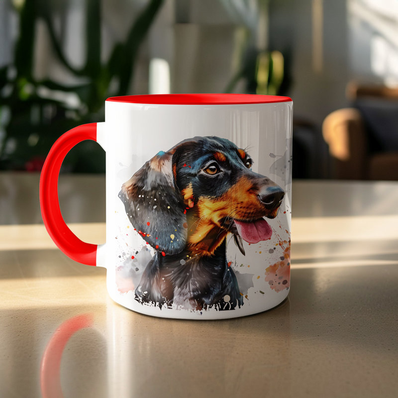 Mug, 1, Red