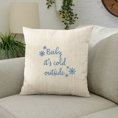  Housse et insert de coussin carré extérieur Baby It's Cold