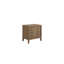 Table de chevet 3 tiroirs Latte Finish