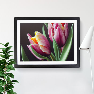 Awe Inspiring Tulip Flowers - Framed Print