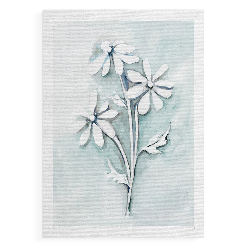 Bleu bohémien II - Impression sur toile seulement - SANS CADRE, H 48 po x l 32 po