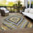 Machine Washable Indoor/Outdoor Xhevrie Gold Rug-1913824658