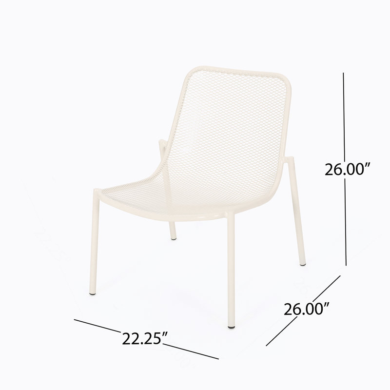 Ensemble de conversation 3 pièces, Ivoire blanc