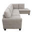 Canapé modulaire et méridienne 3 pièces avec repose-pieds Jacksmith-2111496041-2135215195