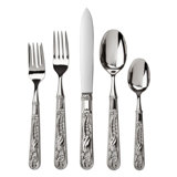 Primavera 5 - Piece Stainless Steel Flatware Set - Service for 1