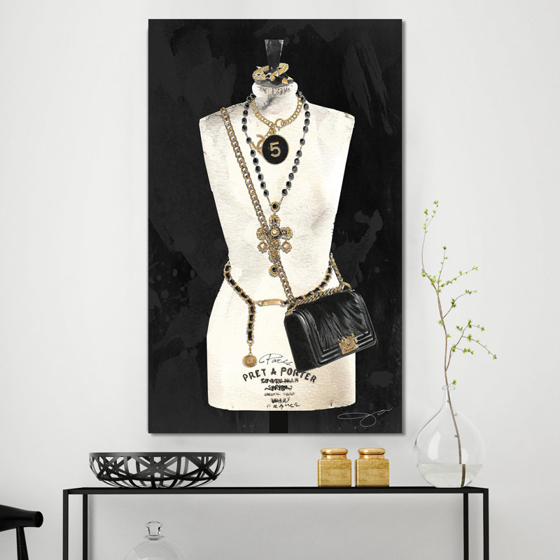«Dress for Success Paris», impression, Toile tendue, H 30 po x l 18 po x P 1 po