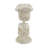 Antique Stone Roman Column Pillar Candle Holder for Mantel and Tabletop Decor